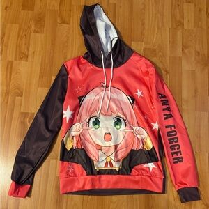 🌺Anya Forger Spy Family Pullover Hoodie Size M NWOT